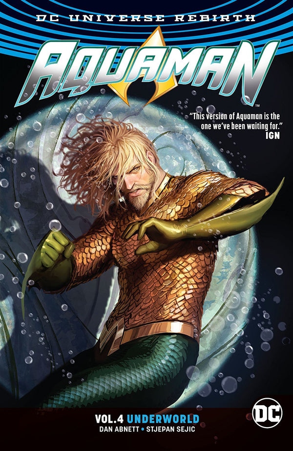 Book cover of Aquaman, Vol. 4: Underworld by Dan Abnett, Phillippe Briones