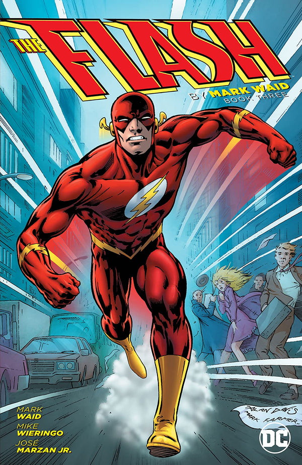 Book cover of The Flash By Mark Waid, Book Three by Mark Waid, Mike Wieringo (Illus.), Rob Haynes (Illus.), Barry Kitson (Illus.), Kris Renkewitz (Illus.)