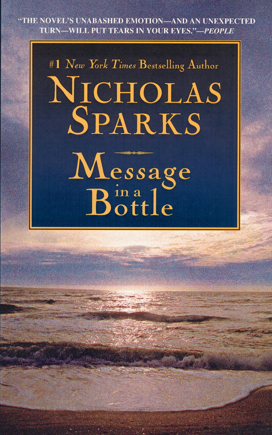 Book cover of Message In A Bottle by Nicholas Sparks