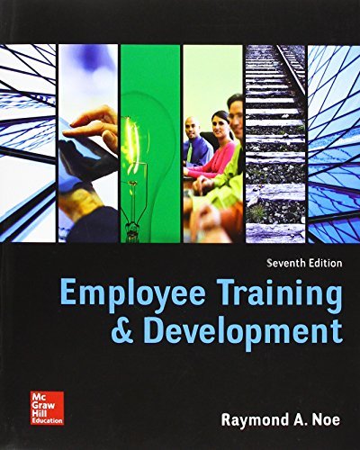 Book cover of Employee Training & Development by Raymond A. Noe