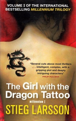 Book cover of The Girl With The Dragon Tattoo by Stieg Larsson
