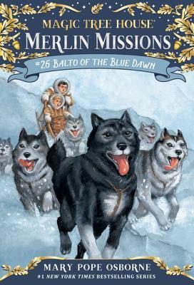 Book cover of Balto Of The Blue Dawn by Mary Pope Osborne, Sal Murdocca (Illus.)