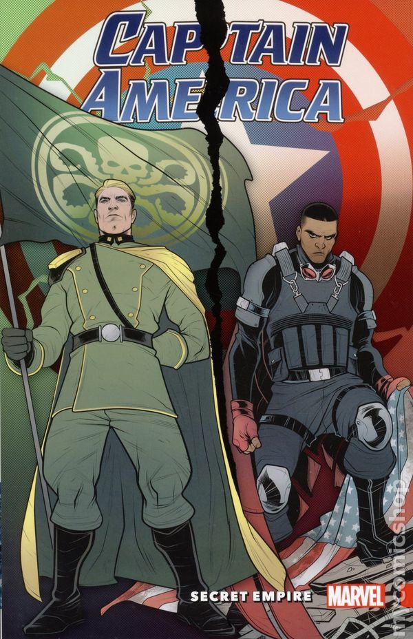 Book cover of Captain America: Secret Empire by Nick Spencer, Sean Izaakse, Elizabeth Torque (Illus.)