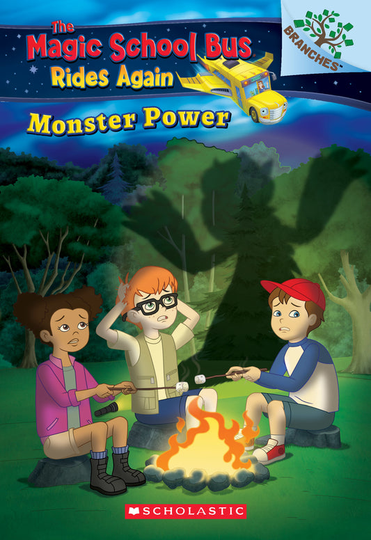 Book cover of Monster Power : Exploring Renewable Energy: A Branches Book by Judy Katschke, Artful Doodlers Ltd. (Illus.)