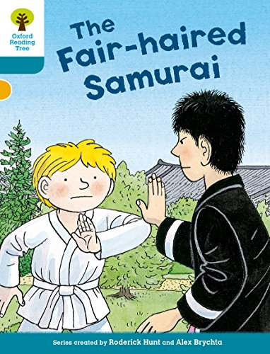 Book cover of The Fair-Haired Samurai by Roderick Hunt
