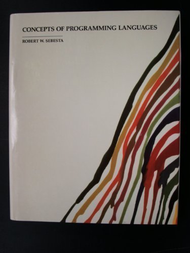 Book cover of Concepts Of Programming Languages by Robert W. Sebesta