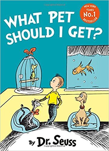 Book cover of What Pet Should I Get? by Dr. Seuss