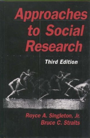Book cover of Approaches To Social Research by Royce A. Singleton Jr., Bruce C. Straits