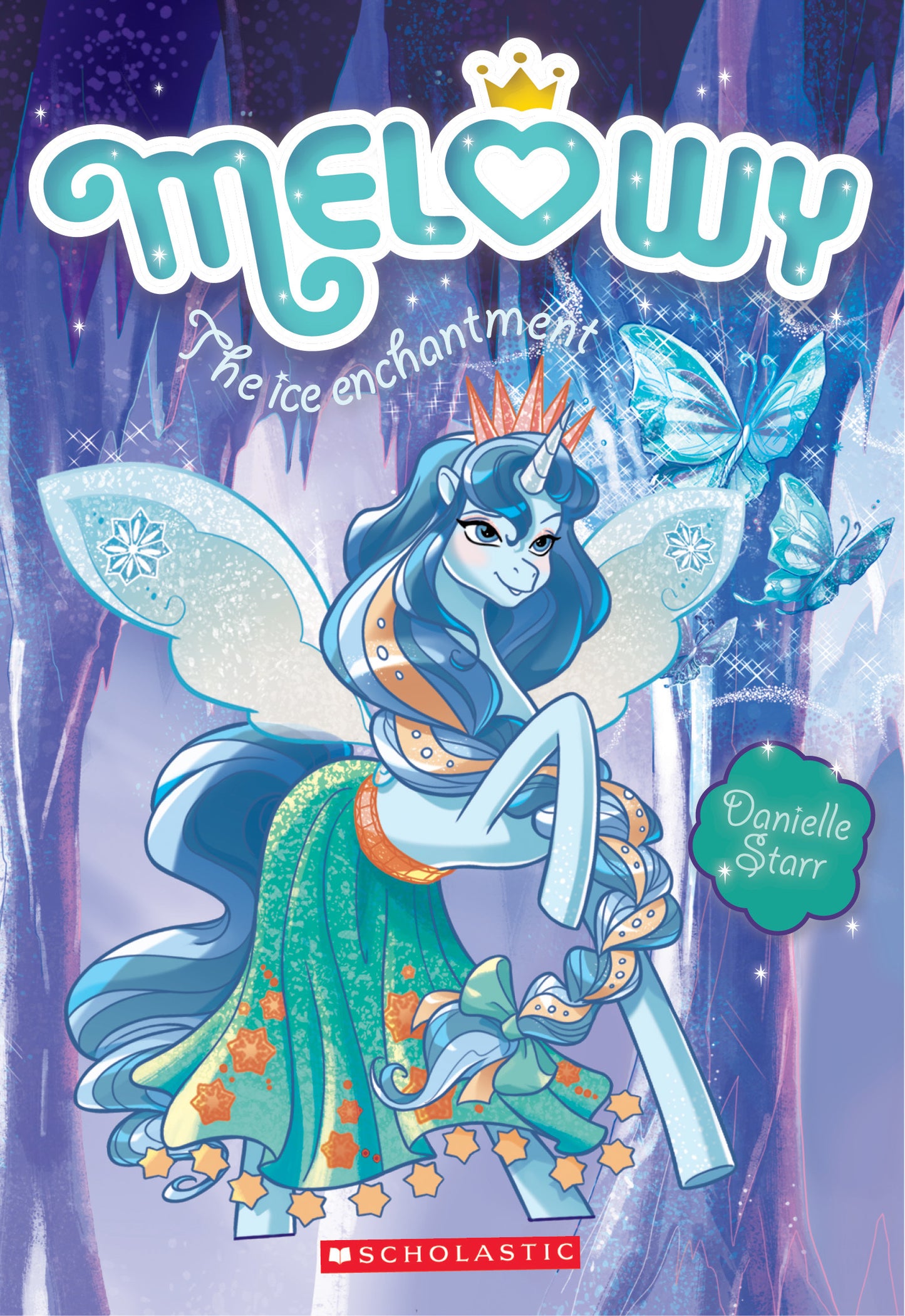 Book cover of The Ice Enchantment (Melowy #4) by Danielle Star