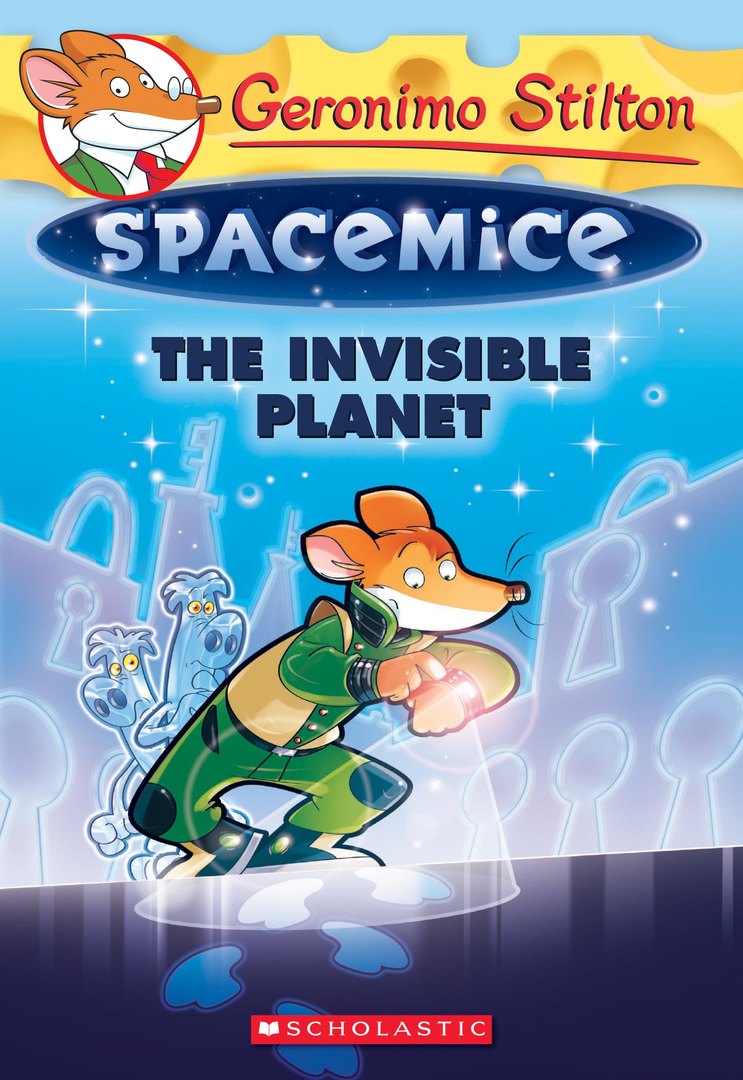 Book cover of The Invisible Planet by Geronimo Stilton