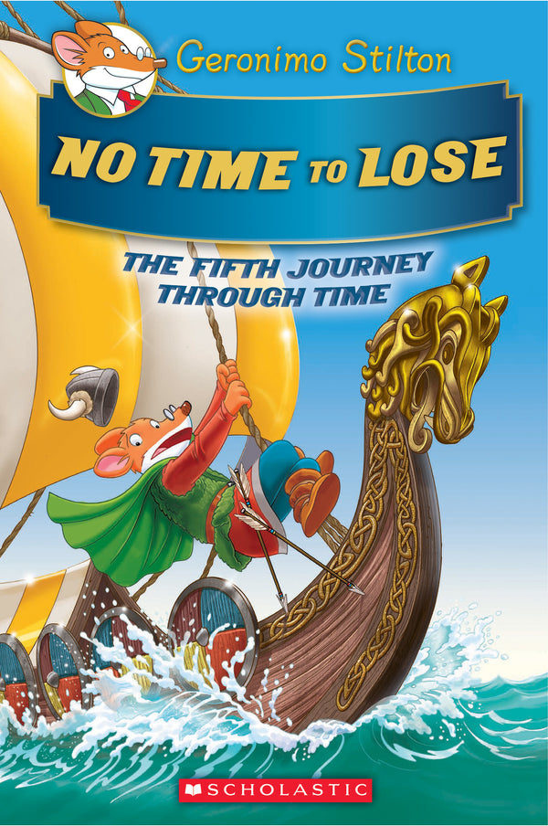 Book cover of No Time To Lose by Geronimo Stilton
