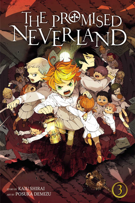 Book cover of The Promised Neverland, Vol. 3 by Kaiu Shirai, Posuka Demizu (Illus.)