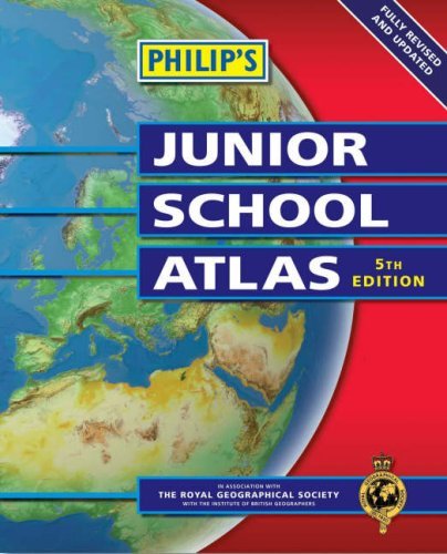 Book cover of Philip's Junior School Atlas by Philip's Maps
