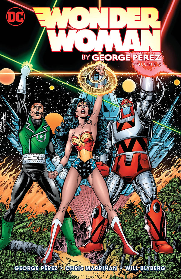 Book cover of Wonder Woman By George Pérez, Vol. 3 by George Pérez, Chris Marrinan (Illus.), Will Blyberg (Illus.)