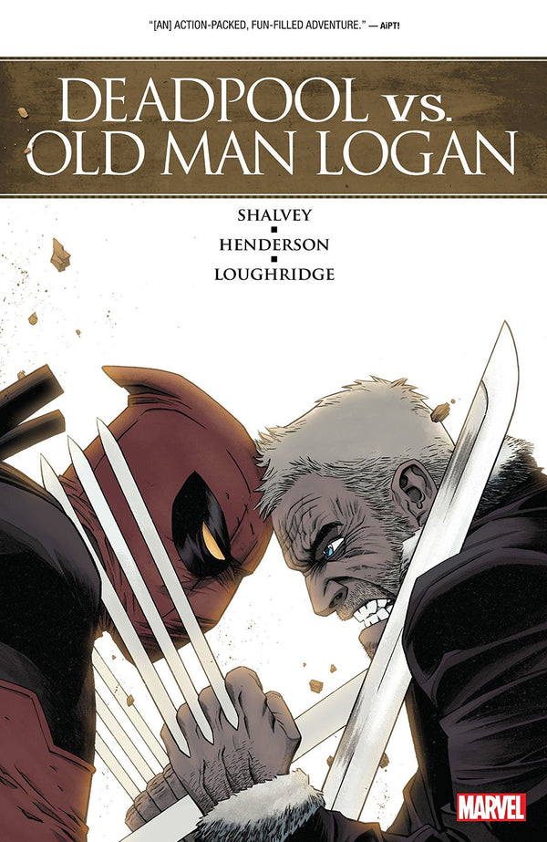 Book cover of Deadpool Vs. Old Man Logan by Declan Shalvey, Mike Henderson (Illus.)