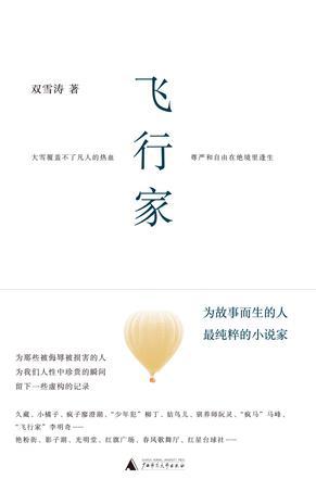 Book cover of 飞行家 by Shuang Xuetao, 双雪涛