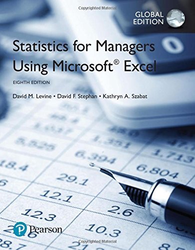 Book cover of Statistics For Managers Using Microsoft Excel by David M. Levine, David F. Stephan, Kathryn A. Szabat