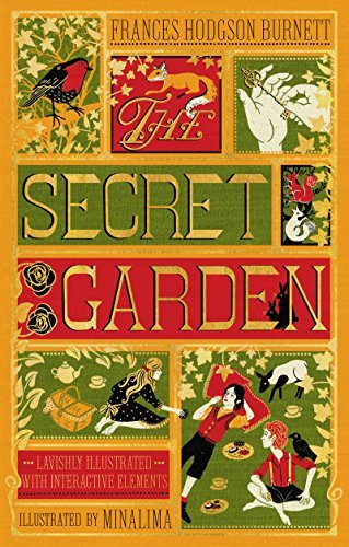 Book cover of The Secret Garden by Frances Hodgson Burnett, MinaLima (Illus.)