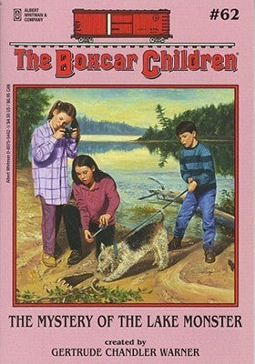 Book cover of The Mystery of the Lake Monster by Gertrude Chandler Warner (Creator)