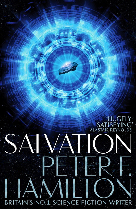 Book cover of Salvation by Peter F. Hamilton