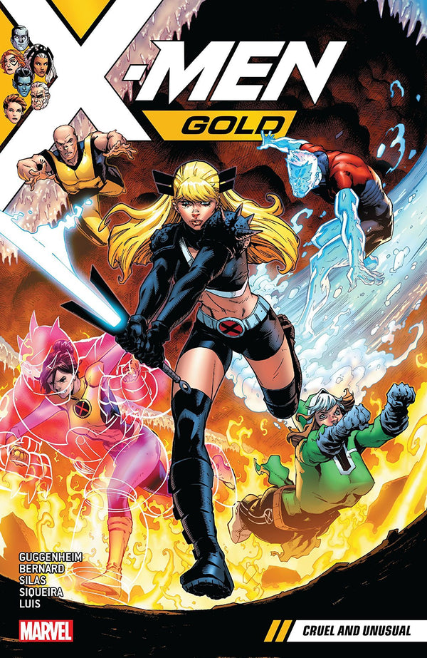 Book cover of X-Men Gold, Vol. 5: Cruel And Unusual by Marc Guggenheim (Writer), Diego Bernard (Artist), Thony Silas (Artist)