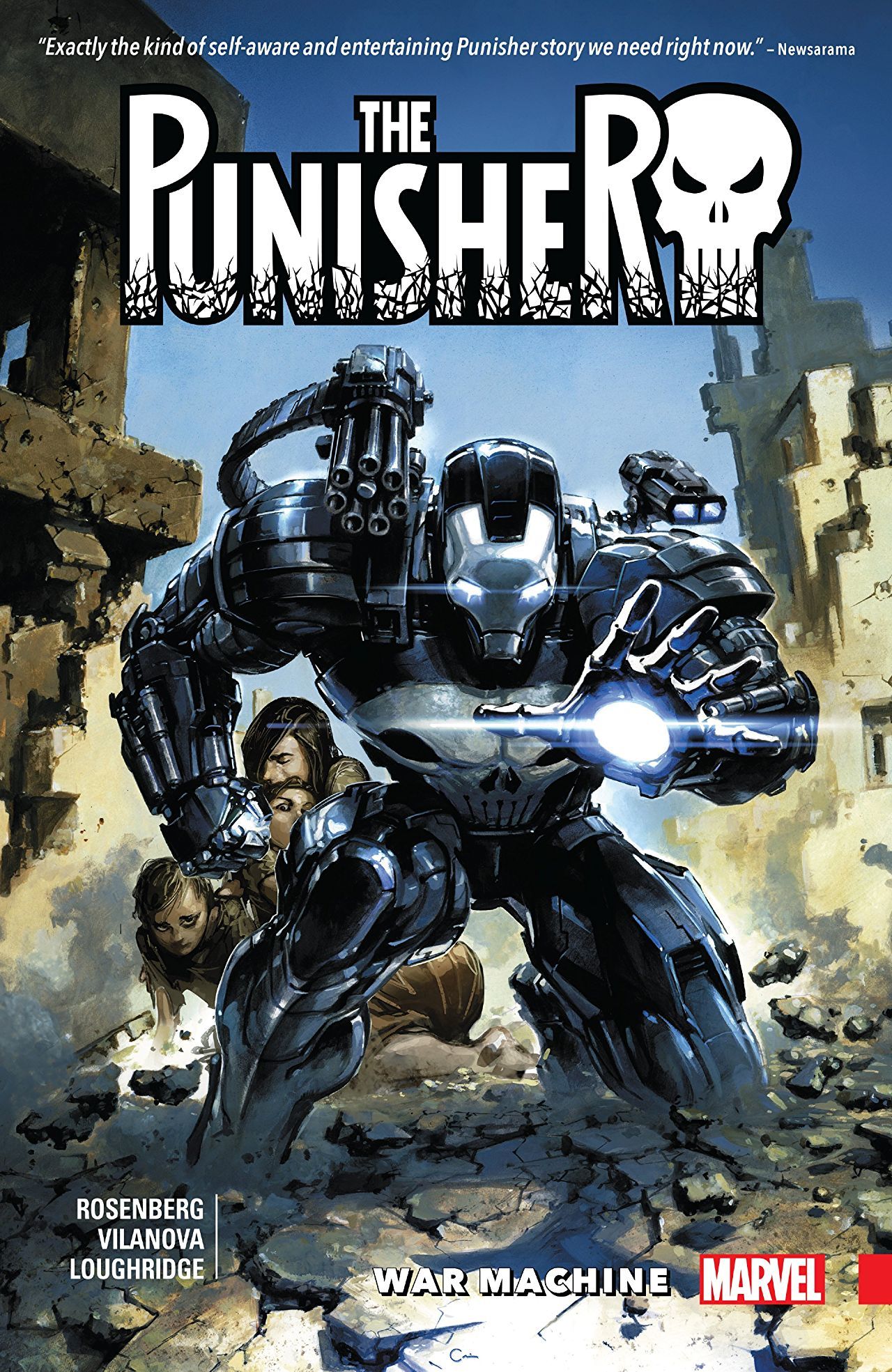 Book cover of The Punisher: War Machine, Vol. 1 by Matthew Rosenberg, Guiu Vilanova (Illus.)