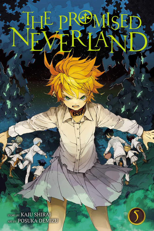 Book cover of The Promised Neverland, Vol. 5 by Kaiu Shirai, Posuka Demizu (Illus.)