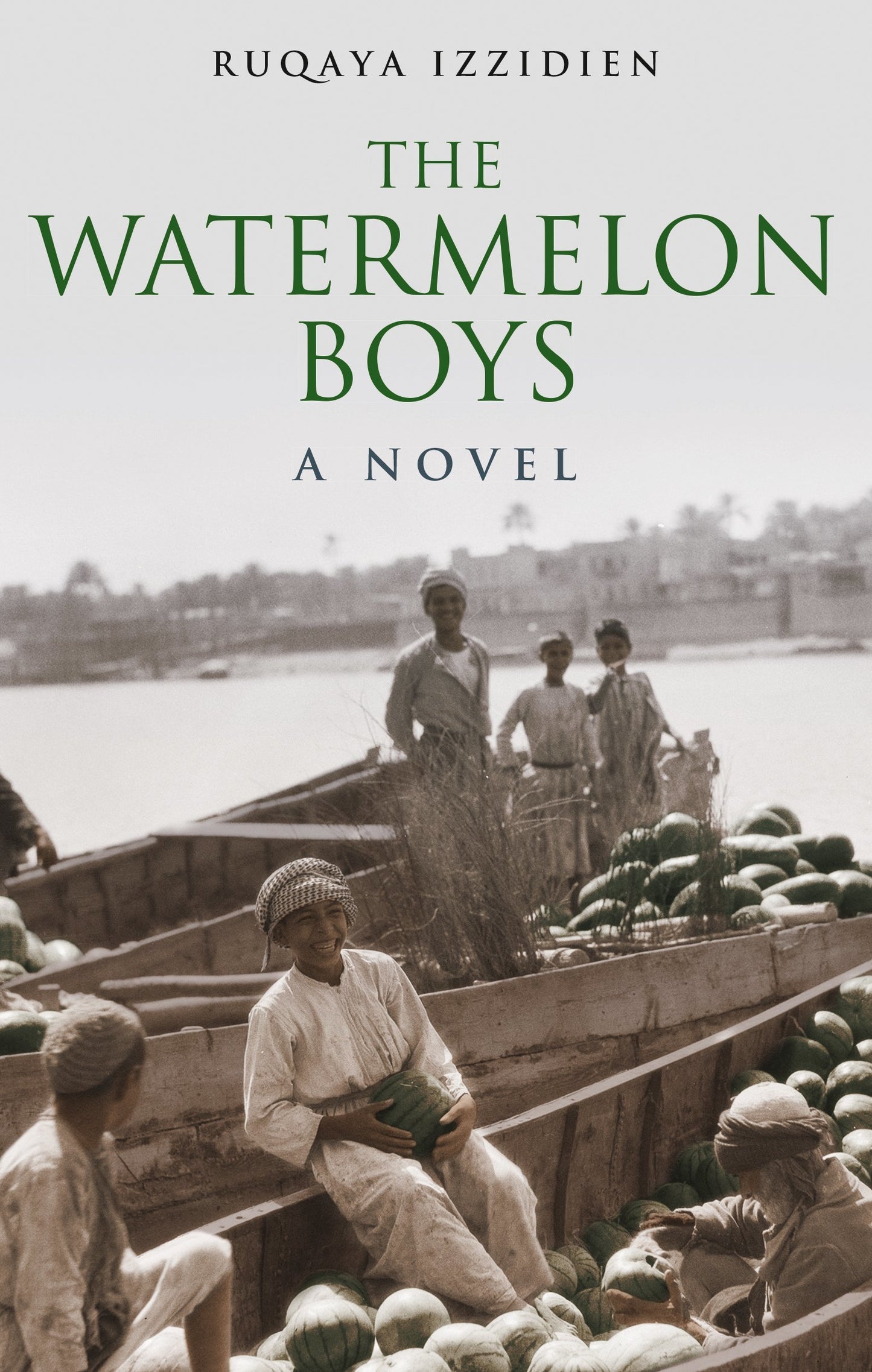 Book cover of The Watermelon Boys by Ruqaya Izzidien
