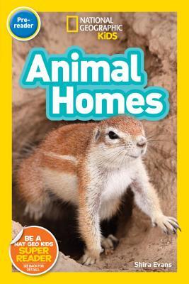 Book cover of Animal Homes by Shira Evans