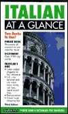 Book cover of Italian At A Glance: Phrase Book & Dictionary For Travelers by mario-constantino