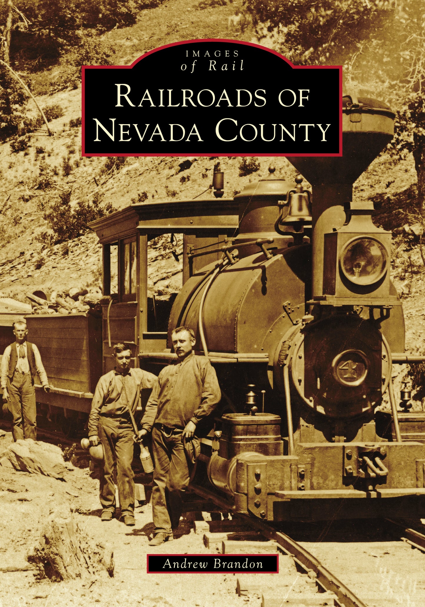 Book cover of Railroads Of Nevada County by Andrew Brandon