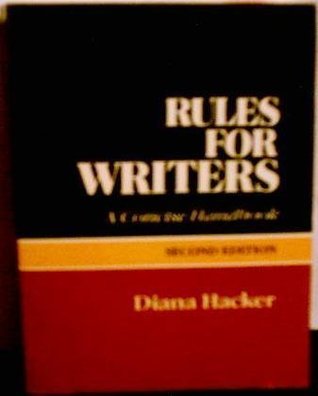 Book cover of Rules For Writers: A Concise Handbook by Diana Hacker