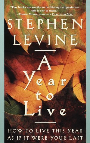 Book cover of A Year to Live: How to Live This Year as If It Were Your Last by Stephen Levine