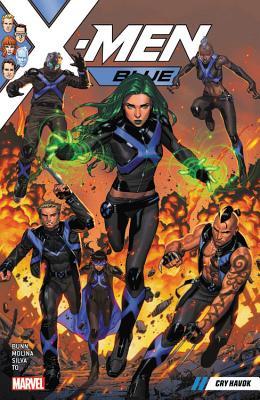 Book cover of X-Men Blue, Vol. 4: Cry Havok by Cullen Bunn (Writer), Jorge Molina, R.B. Silva (Illus.), Marcus To (Illus.)