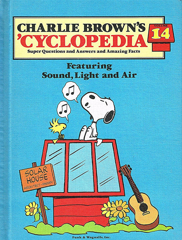 Book cover of Charlie Browns 'Cyclopedia Vol 14 Featuring Sound, Light And Air by Funk & Wagnalls