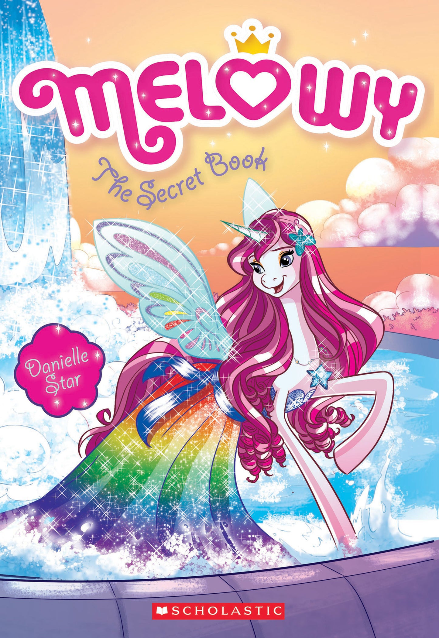 Book cover of The Secret Book (Melowy #6) by Danielle Star