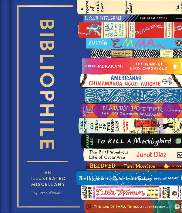 Book cover of Bibliophile: An Illustrated Miscellany by Jane Mount (Author, illustrator & designer)