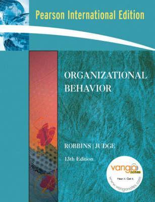 Book cover of Organizational Behavior by Judge Robbins, Timothy A. Judge