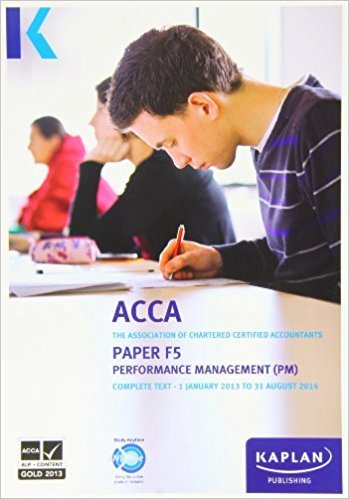 Book cover of Acca Complete Text - F5 Performance Management PwC by Kaplan Publishing