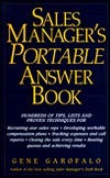 Book cover of Sales Manager's Portable Answer Book by Gene Garofalo
