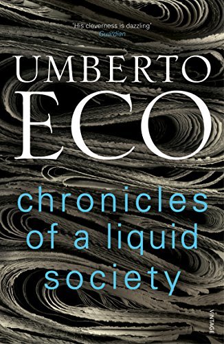 Book cover of Chronicles Of A Liquid Society by Umberto Eco