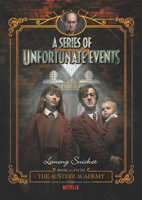 Book cover of The Austere Academy by Lemony Snicket, Brett Helquist (Illus.), Michael Kupperman (Illus.)