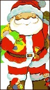Book cover of Portable Holiday: Santa by Anna Curti, Roberta Pagnoni (Illus.)