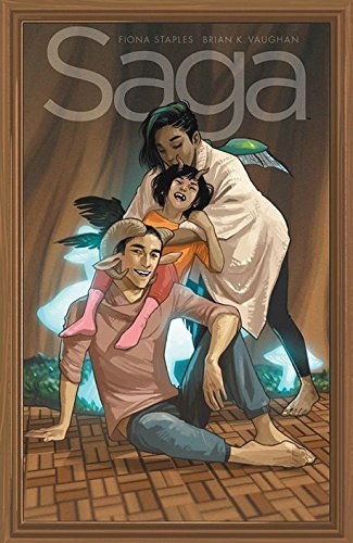 Book cover of Saga, Volume 9 by Brian K. Vaughan (Writer), Fiona Staples (Illus.)