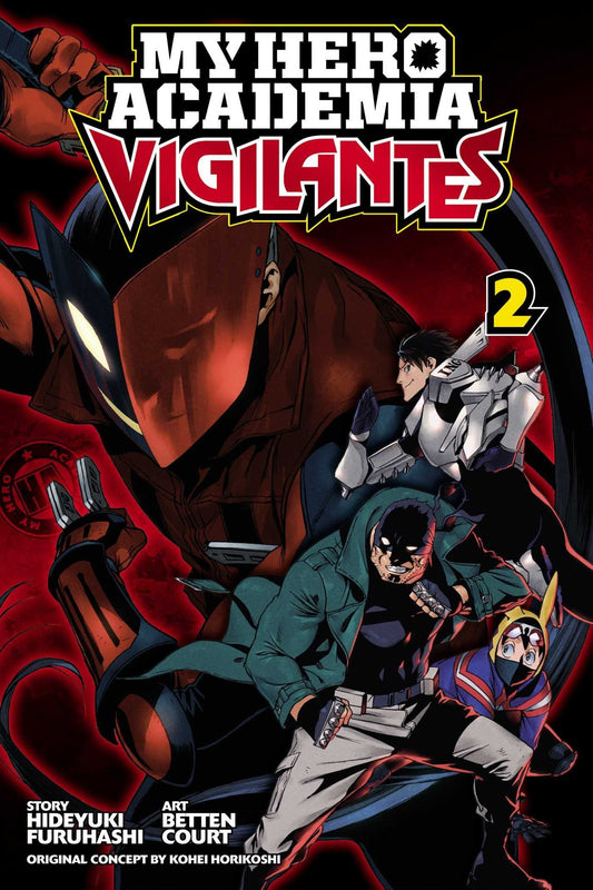 Book cover of My Hero Academia: Vigilantes, Vol. 2 by Kohei Horikoshi, Betten Court (Illus.)
