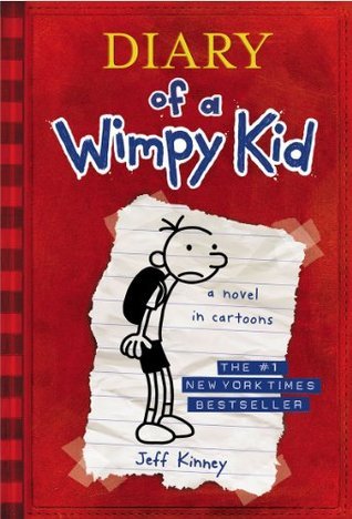 Book cover of Diary Of A Wimpy Kid by Jeff Kinney