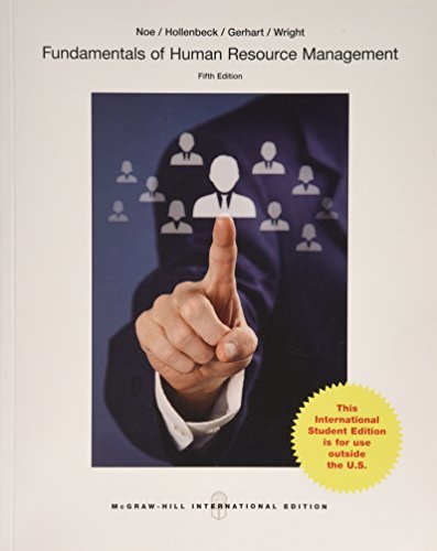 Book cover of Fundamentals of Human Resource Management by Raymond A. Noe