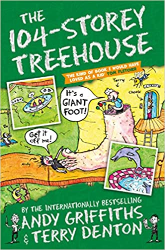 Book cover of 104-Storey Treehouse by Andy Griffiths
