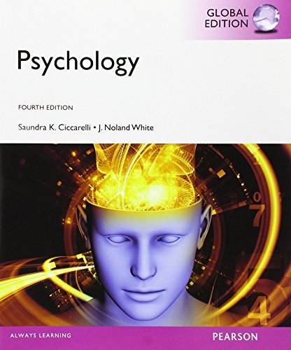 Book cover of Psychology by Saundra K. Ciccarelli, J. Noland White