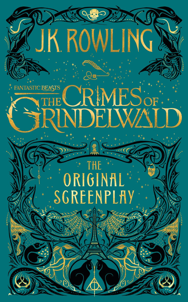 Book cover of Fantastic Beasts - The Crimes of Grindelwald: The Original Screenplay by J.K. Rowling